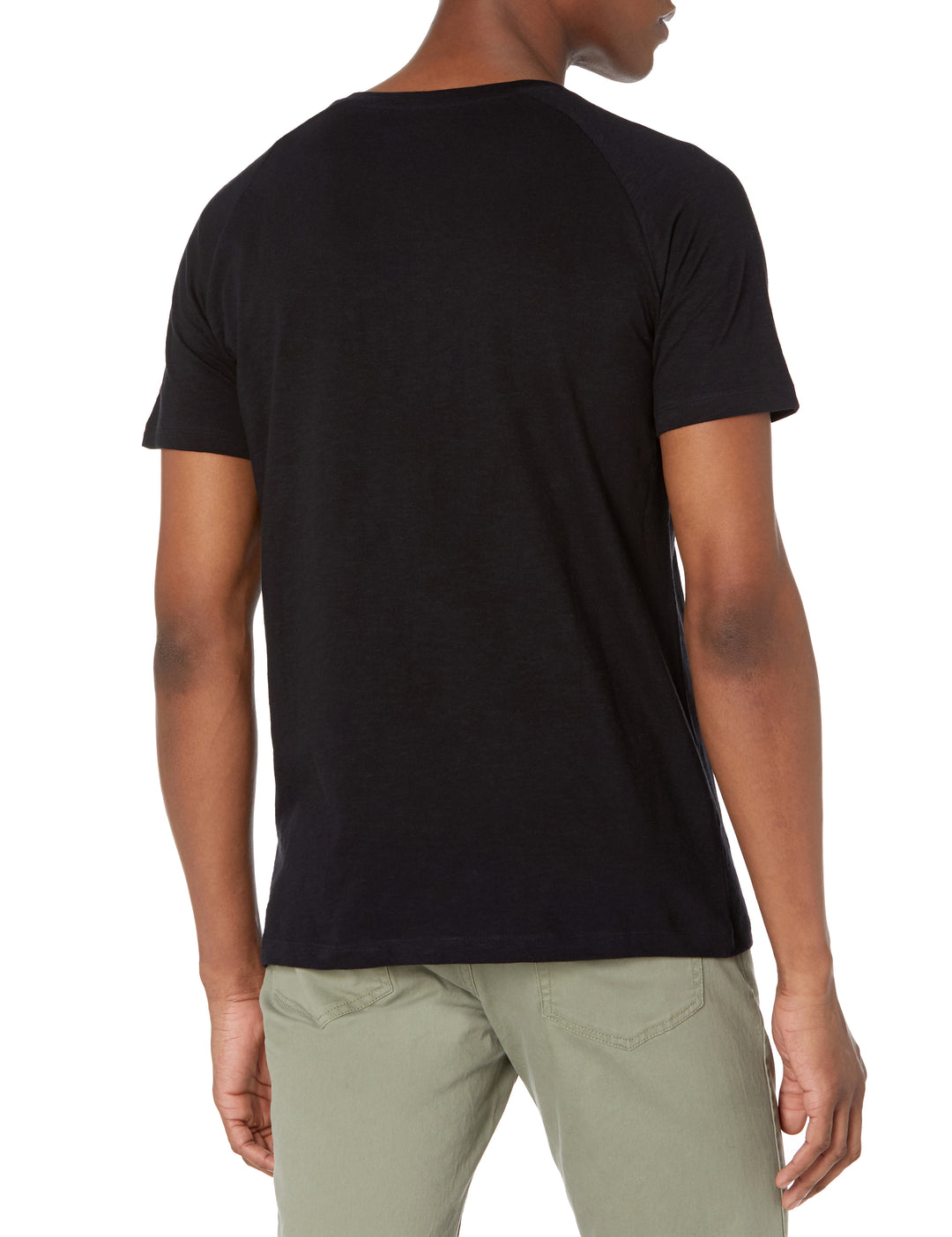 Black Slub Henley – Organic Signatures