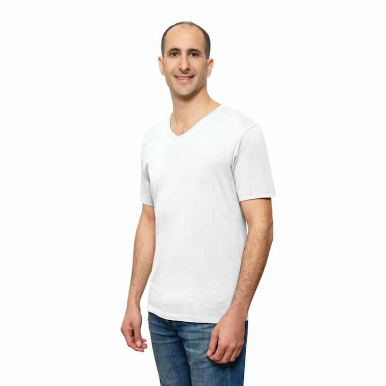 Cheap white v neck t shirts online