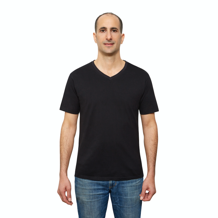 未使用✨anuke Vneck Compact Shirts ブラック free anuke（アンヌーク）の「Vneck Compact Shirts（シャツ/ブラウス